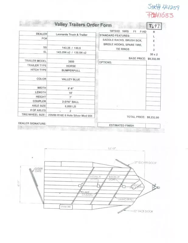 new Horse Trailers Valley Trailers  for sale, in North Jackson, OH Thumbnail 20