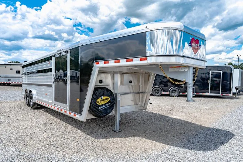 2025 Hart Trailers LoProXpo X24G Stock / Stock Combo Trailer