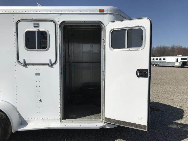 1996 2 HORSE FEATHERLITE BUMPER PULL HORSE TRAILER Two Horse Trailers