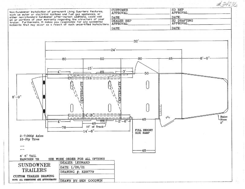 2021 24' SUNDOWNER GOOSENECK STOCK TRAILER 2021 24' SUNDOWNER GOOSENECK STOCK TRAILER