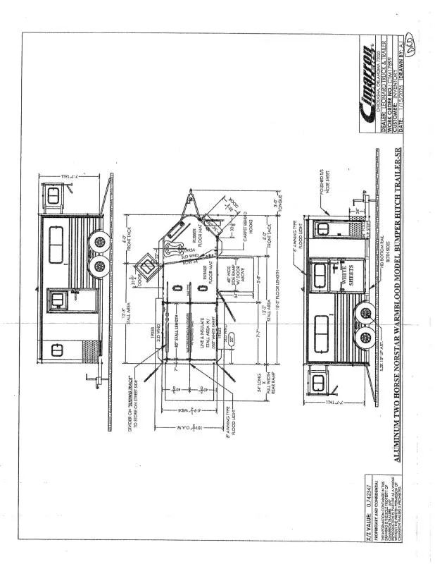 2027 Cimarron Trailers NS2BT-SR Horse Trailer