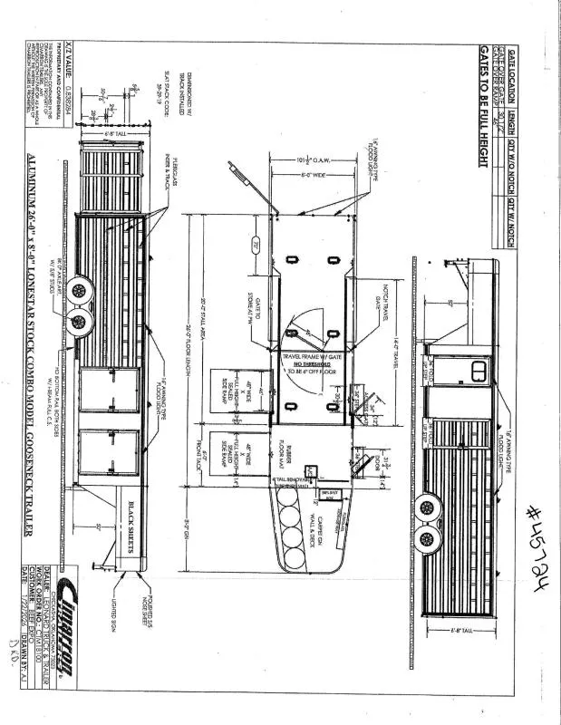 2027 Cimarron Trailers LS26G Stock / Stock Combo Trailer