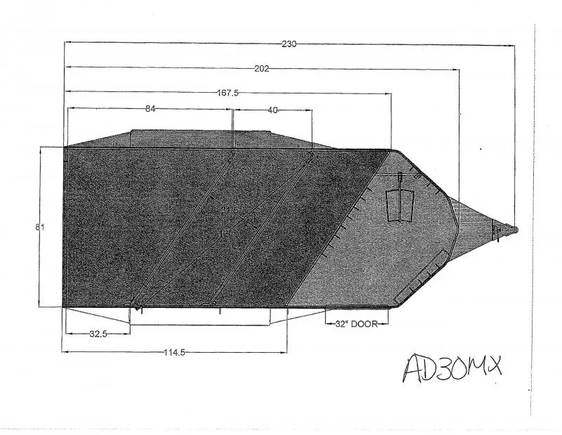 2025 Trails West AD30MX Horse Trailer