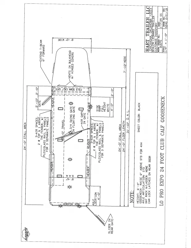 new Stock / Stock Combo Trailers Hart Trailers  for sale, in North Jackson, OH Thumbnail 24