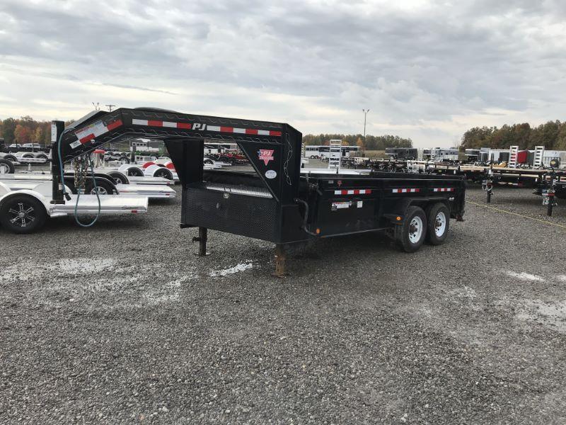 2018 16' PJ GOOSENECK DUMP TRAILER 2018 16' PJ GOOSENECK DUMP TRAILER