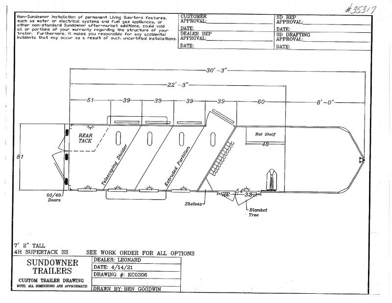2021 4 HORSE SUNDOWNER GOOSENECK W/DRESS HORSE TRAILER 2021 4 HORSE SUNDOWNER GOOSENECK W/DRESS HORSE TRAILER