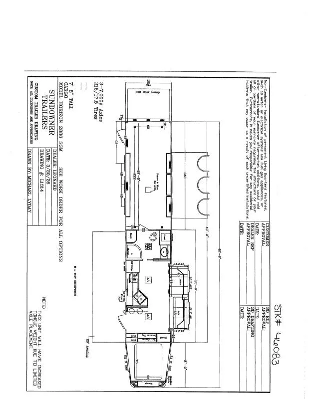 2027 Sundowner Trailers 2886SGM Toy Hauler