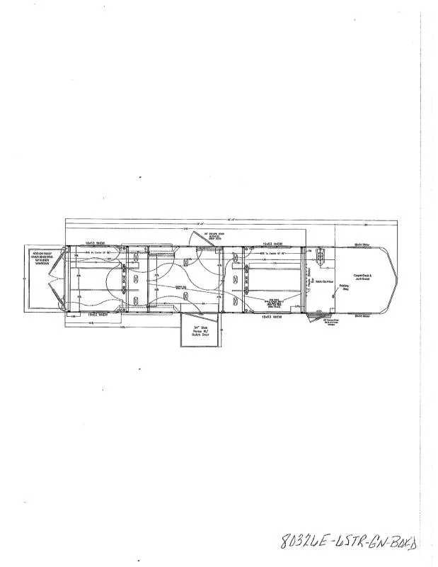 2026 Shadow Trailers 80326E-6STR-GN-BOX-D Horse Trailer