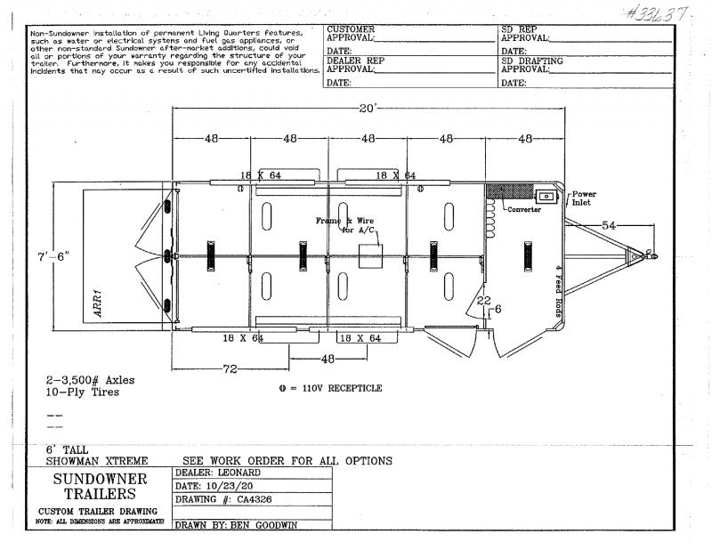 2021 20' SUNDOWNER BUMPER PULL STOCK TRAILER 2021 20' SUNDOWNER BUMPER PULL STOCK TRAILER