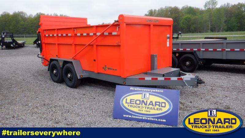 2023 New 14' Bwise DU14-15 Bumper Pull Dump Trailer 2023 New 14' Bwise DU14-15 Bumper Pull Dump Trailer