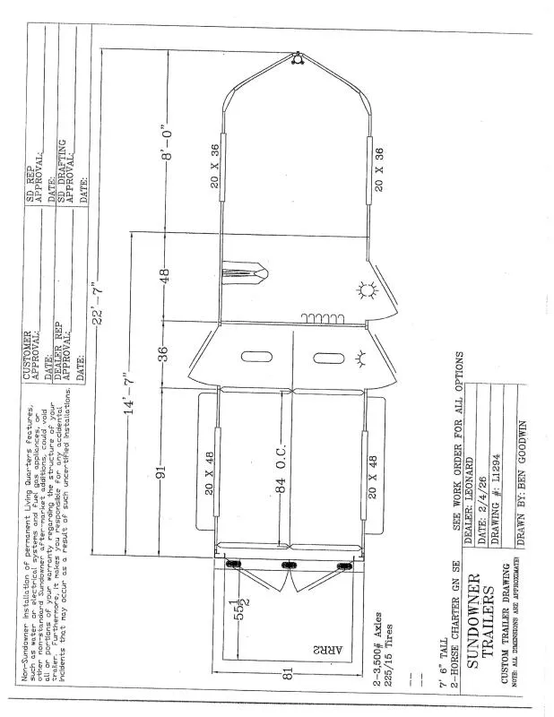 2026 Sundowner Trailers CHARTER2HGNTRSE Horse Trailer