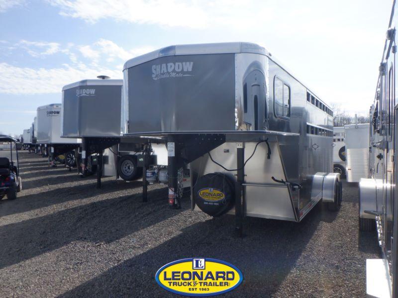 2022 New 3 Horse Shadow 64170 Stablemate Gooseneck Horse Trailer