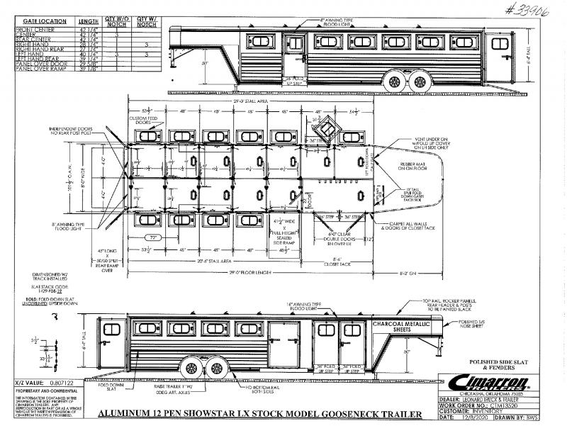 2021 CIMARRON GOOSENECK STOCK TRAILER 2021 CIMARRON GOOSENECK STOCK TRAILER