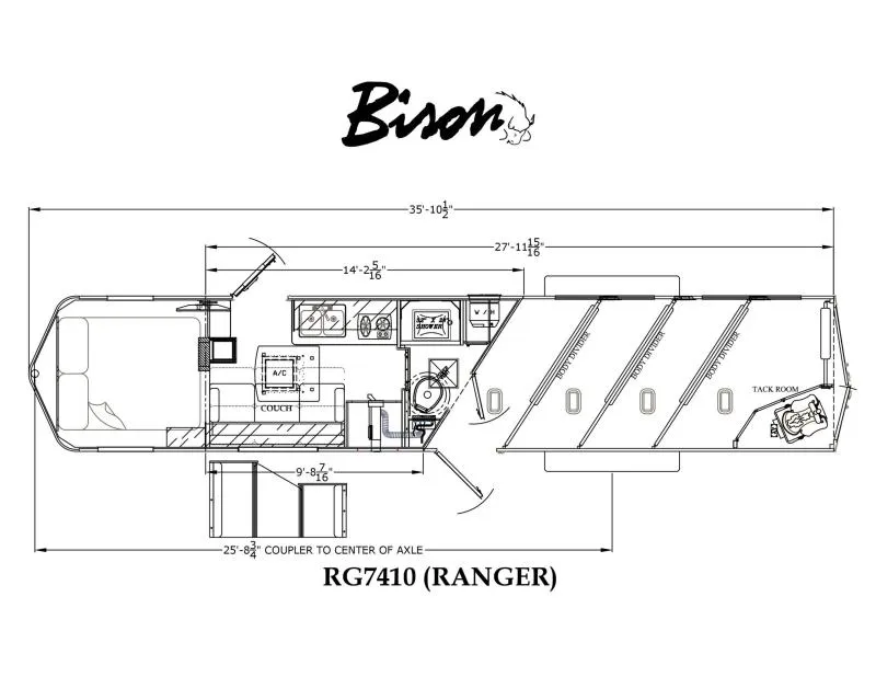 new Horse Trailers Bison Trailers  for sale, in North Jackson, OH Thumbnail 26