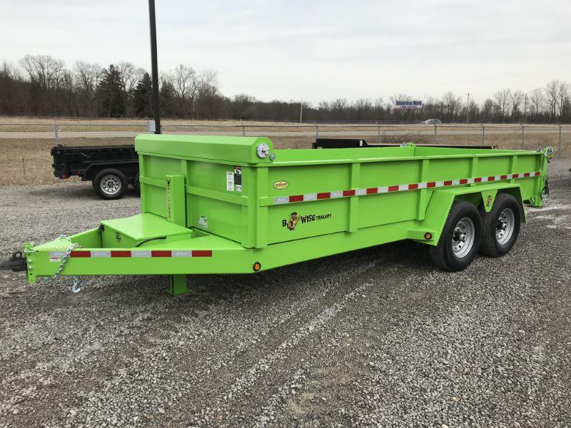 2021 16' BWISE BUMPER PULL LOW PROFILE DUMP TRAILER 2021 16' BWISE BUMPER PULL LOW PROFILE DUMP TRAILER