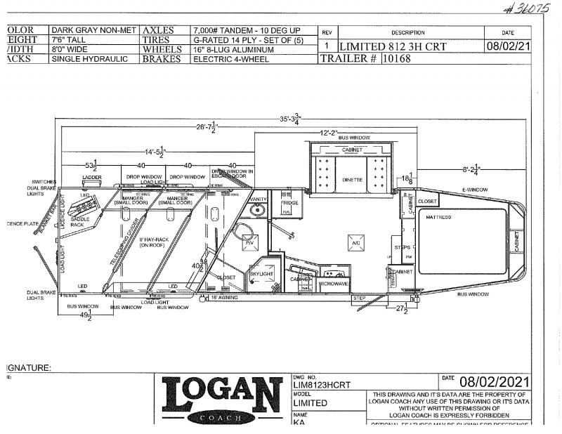 2022 NEW 3 HORSE SLANT LOAD LOGAN GOOSENECK 12' LIVING QUARTERS HORSE TRAILER 2022 NEW 3 HORSE SLANT LOAD LOGAN GOOSENECK 12' LIVING QUARTERS HORSE TRAILER