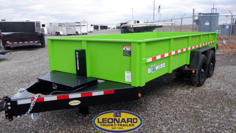 2022 NEW 7x16 BWISE LOW PROFILE HYDRAULIC DUMP TRAILER 2022 NEW 7x16 BWISE LOW PROFILE HYDRAULIC DUMP TRAILER