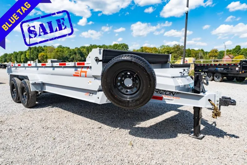 2026 Horizon Trailers EZ7 16'X83"X19" BP 7K 2A Dump Trailer