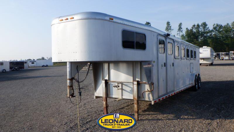 1998 5 HORSE SOONER GOOSENECK TRAILER 1998 5 HORSE SOONER GOOSENECK TRAILER