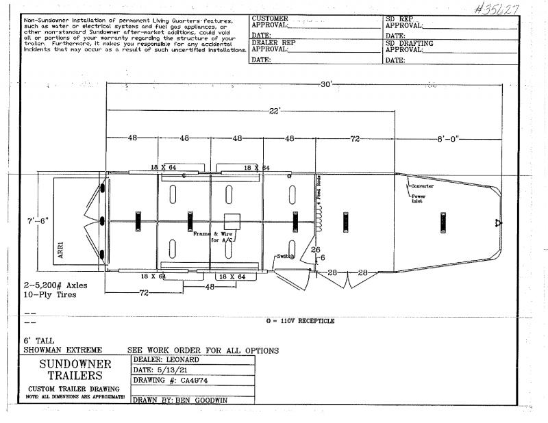 2022 20' SUNDOWNER GOOSENECK STOCK TRAILER 2022 20' SUNDOWNER GOOSENECK STOCK TRAILER