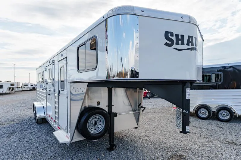 2026 Shadow Trailers 69216E-2STR-GN-BOX-D Horse Trailer