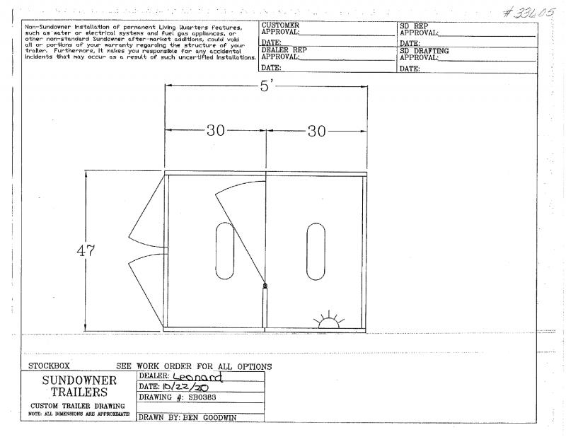2021 5' SUNDOWNER STOCKBOX 2021 5' SUNDOWNER STOCKBOX