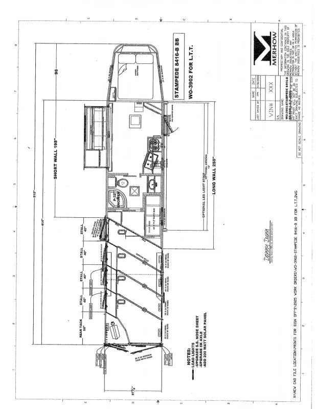 2026 Merhow Trailers 8416-BBB Horse Trailer