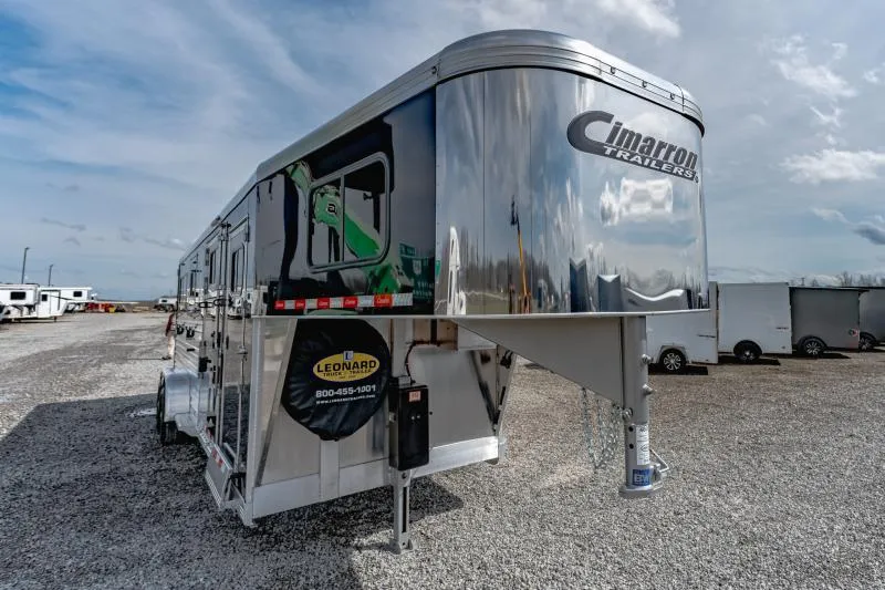 2027 Cimarron Trailers NS2+1G Horse Trailer