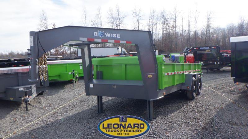 2022 NEW 7X16 BWISE LOW PROFILE GOOSENECK HYDRAULIC DUMP TRAILER 2022 NEW 7X16 BWISE LOW PROFILE GOOSENECK HYDRAULIC DUMP TRAILER