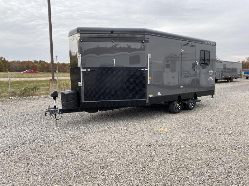 2021 8.5 X 20 TRAILS WEST BUMPER PULL SNOWMOBILE TRAILER 2021 8.5 X 20 TRAILS WEST BUMPER PULL SNOWMOBILE TRAILER