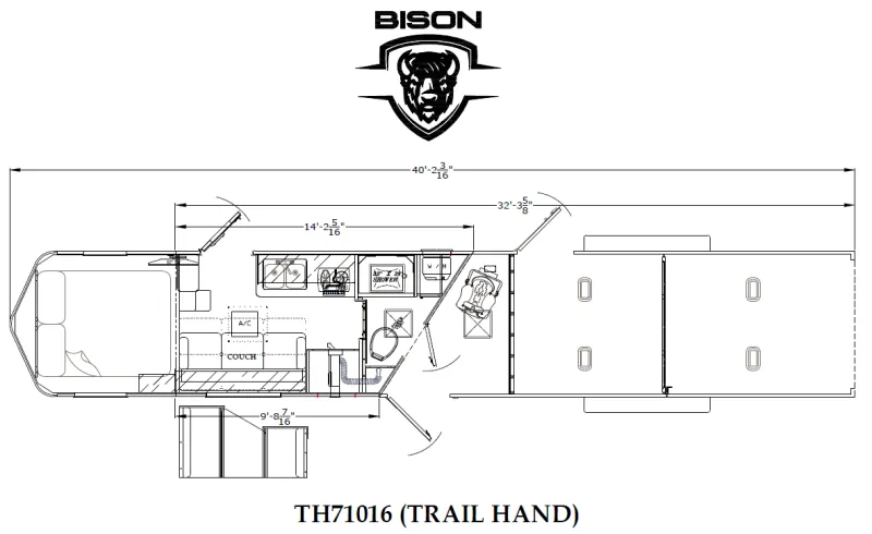new Stock / Stock Combo Trailers Bison Trailers  for sale, in North Jackson, OH Thumbnail 26
