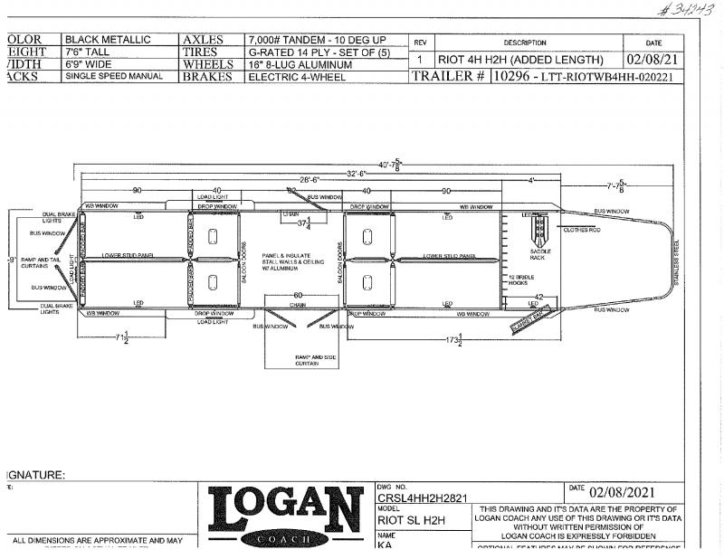2021 4 HORSE LOGAN COACH BUMPER HORSE TRAILER 2021 4 HORSE LOGAN COACH BUMPER HORSE TRAILER
