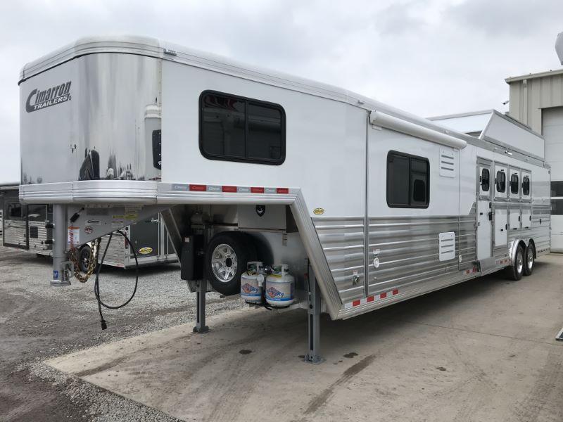 2021 4 HORSE CIMARRON GOOSENECK WITH LIVING QUARTERS HORSE TRAILER 2021 4 HORSE CIMARRON GOOSENECK WITH LIVING QUARTERS HORSE TRAILER