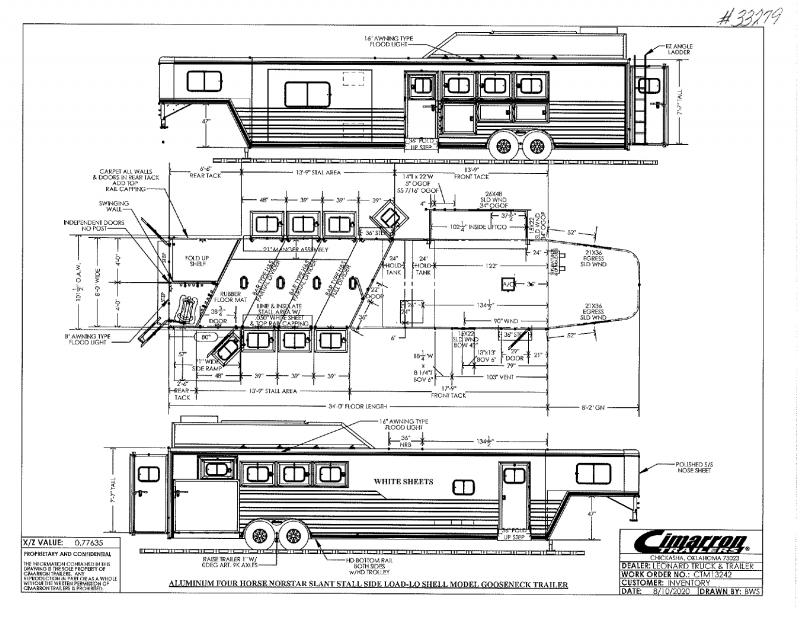 2021 4 HORSE CIMARRON GOOSENECK WITH LIVING QUARTERS HORSE TRAILER 2021 4 HORSE CIMARRON GOOSENECK WITH LIVING QUARTERS HORSE TRAILER