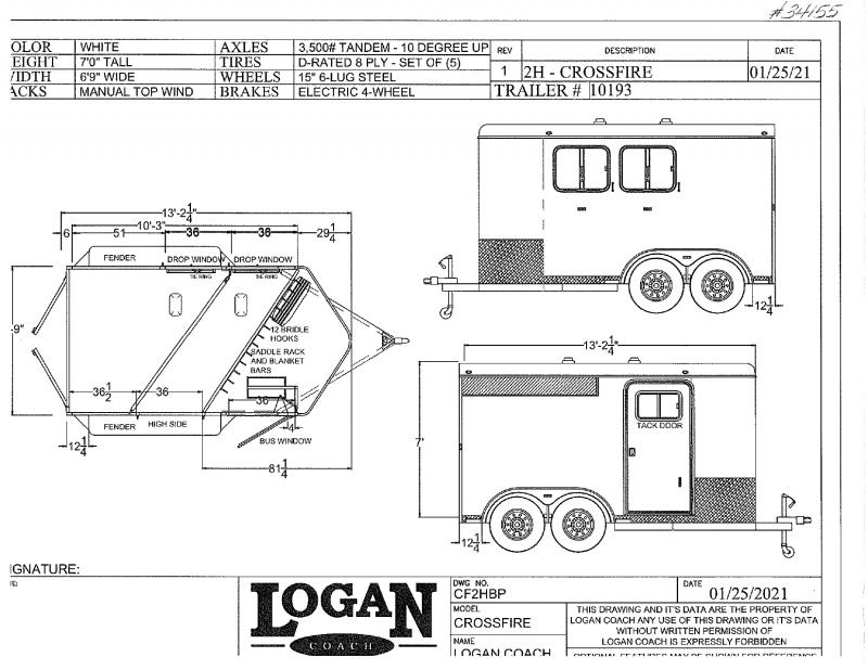 2022 2 HORSE LOGAN COACH BUMPER PULL HORSE TRAILER 2022 2 HORSE LOGAN COACH BUMPER PULL HORSE TRAILER