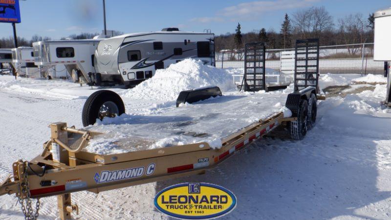 2017 Used 20' DIAMOND C Bumper Pull Low Profile Extreme Duty Equipment Trailer 2017 Used 20' DIAMOND C Bumper Pull Low Profile Extreme Duty Equipment Trailer
