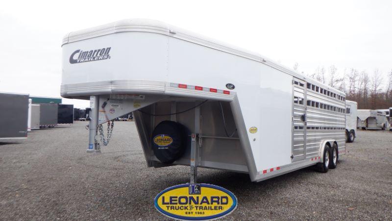 2020 CIMARRON 8X24 GOOSENECK STOCK TRAILER 2020 CIMARRON 8X24 GOOSENECK STOCK TRAILER