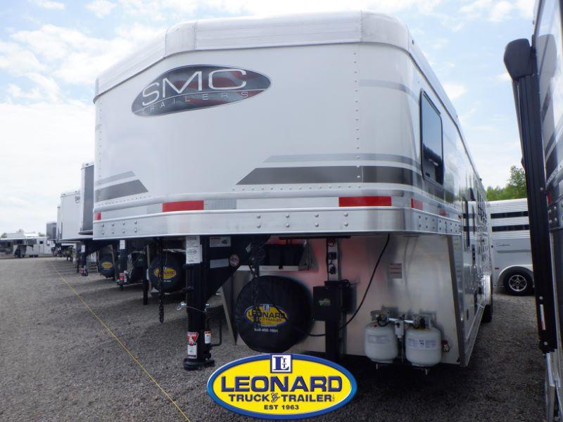 2023 New 4 Horse SMC SP849SR Gooseneck With 9' Living Quarters Horse Trailer 2023 New 4 Horse SMC SP849SR Gooseneck With 9' Living Quarters Horse Trailer