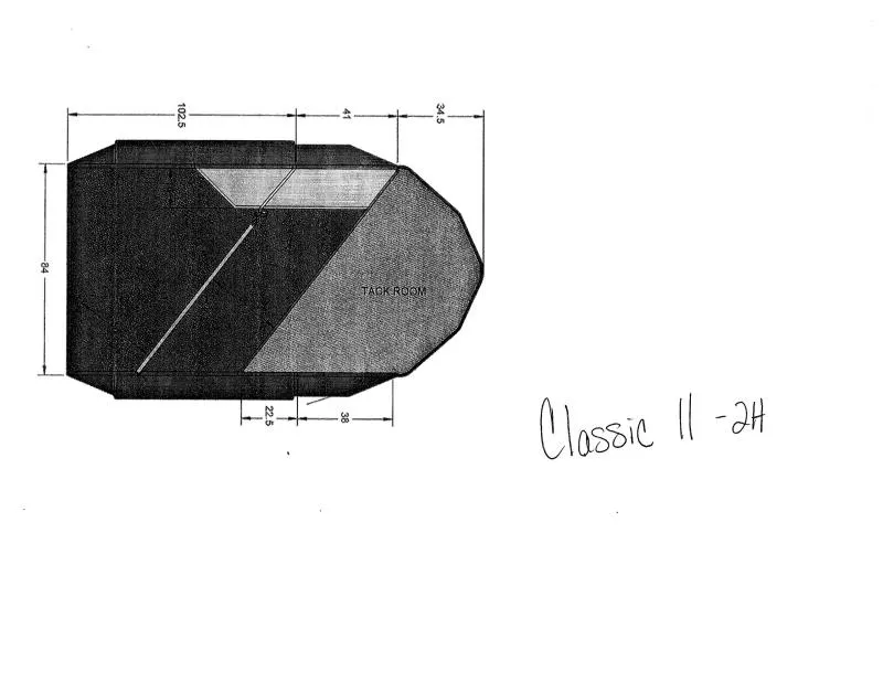 2026 Trails West Manufacturing CLASSIC II Horse Trailer