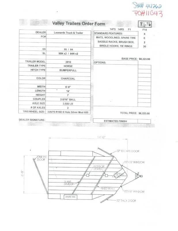 new Horse Trailers Valley Trailers  for sale, in North Jackson, OH Thumbnail 19