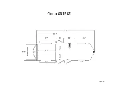 2027 Sundowner Trailers CHARTER2HGNTRSE Horse Trailer