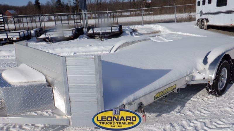 2021 Used 18' Aluma 8218TILT Bumper Pull Utility Trailer 2021 Used 18' Aluma 8218TILT Bumper Pull Utility Trailer