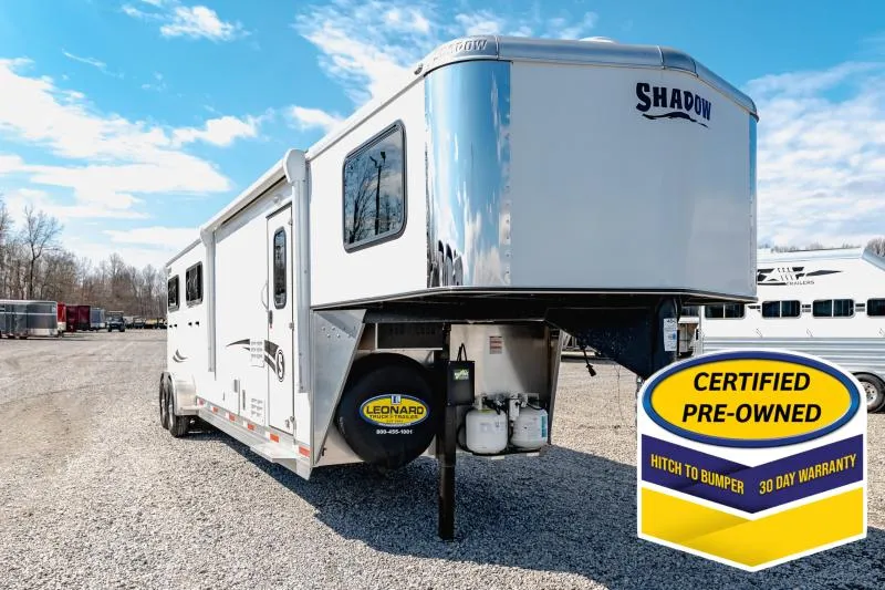 2023 Shadow Trailers 69270S-4SL-GN-E-9LQ Horse Trailer