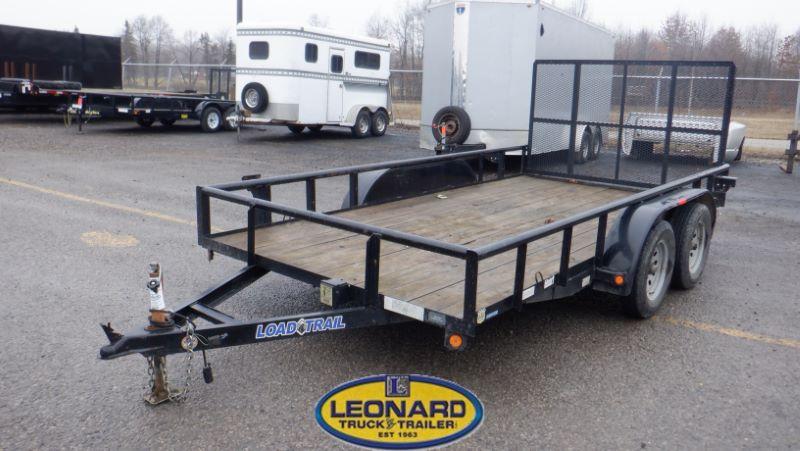 2013 Used 14' Load Trail Ue83x14ta Bumper Pull Utility Trailer 2013 Used 14' Load Trail Ue83x14ta Bumper Pull Utility Trailer