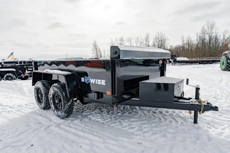2026 BWISE DTR610LP-10-D BRI-MAR Dump Trailer