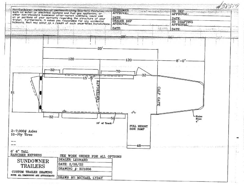 2022 New 20' Sundowner Rancher Express Gooseneck Stock Trailer 2022 New 20' Sundowner Rancher Express Gooseneck Stock Trailer