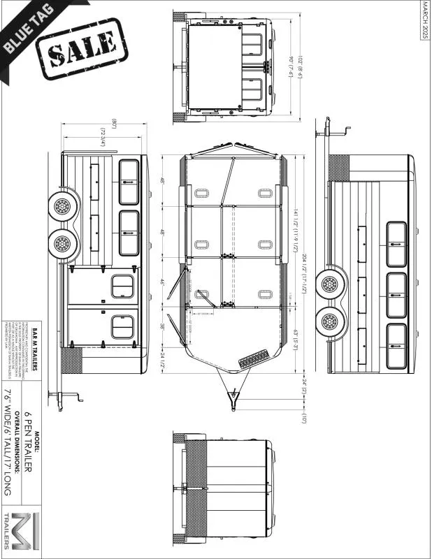 new Stock / Stock Combo Trailers Bar-M Trailers  for sale, in North Jackson, OH Thumbnail 21