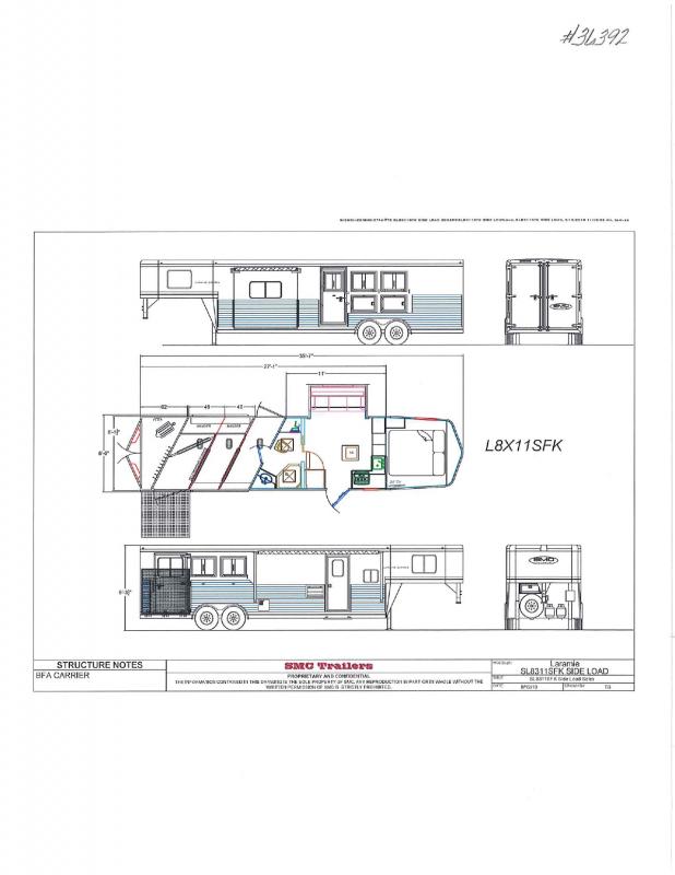 2022 NEW 3 HORSE SLANT LOAD SMC LARAMIE GOOSENCK WITH 11' LIVING QUARTERS HORSE TRAILER 2022 NEW 3 HORSE SLANT LOAD SMC LARAMIE GOOSENCK WITH 11' LIVING QUARTERS HORSE TRAILER