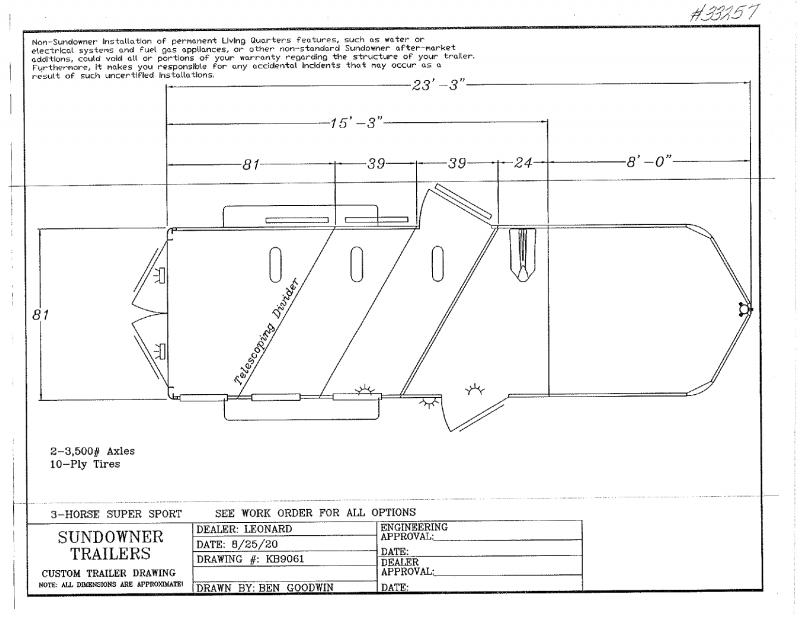 2021 3 HORSE SUNDOWNER GOOSENECK HORSE TRAILER 2021 3 HORSE SUNDOWNER GOOSENECK HORSE TRAILER