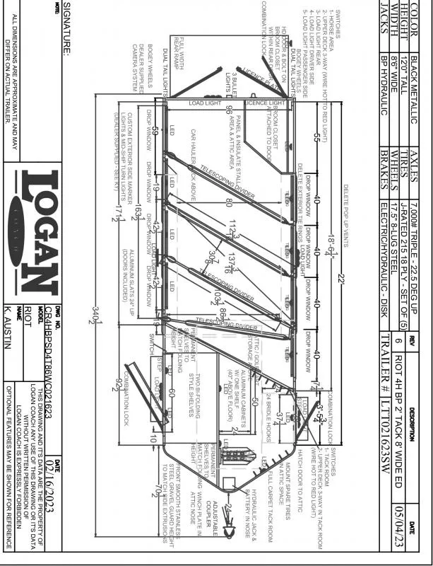 new Horse Trailers Logan Coach  for sale, in North Jackson, OH Thumbnail 2